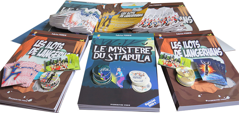 Le Club des DID-1, Jeu, Set et Match, Le Mystère du Stapula, Les Ilots de Langerhans, la BD