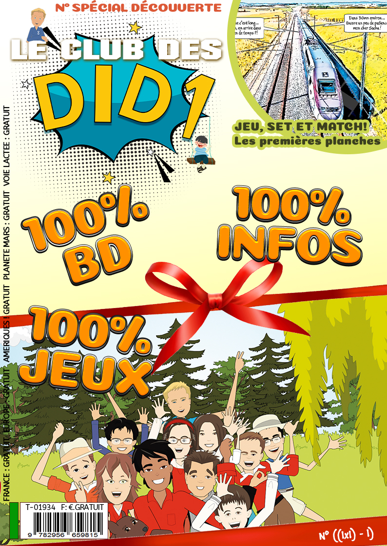 Le Club des DID-1, Jeu, Set et Match, Le Mystère du Stapula, Les Ilots de Langerhans, la BD