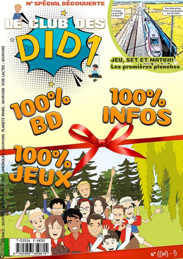 Le Club des DID-1, Jeu, Set et Match, Le Mystère du Stapula, Les Ilots de Langerhans, la BD