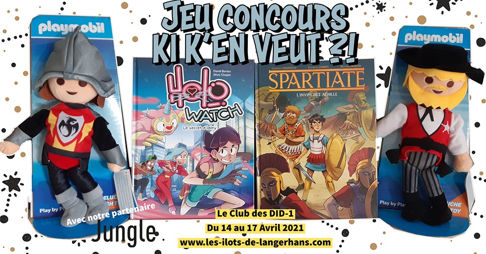 Le Club des DID-1, Jeu, Set et Match, Le Mystère du Stapula, Les Ilots de Langerhans, la BD