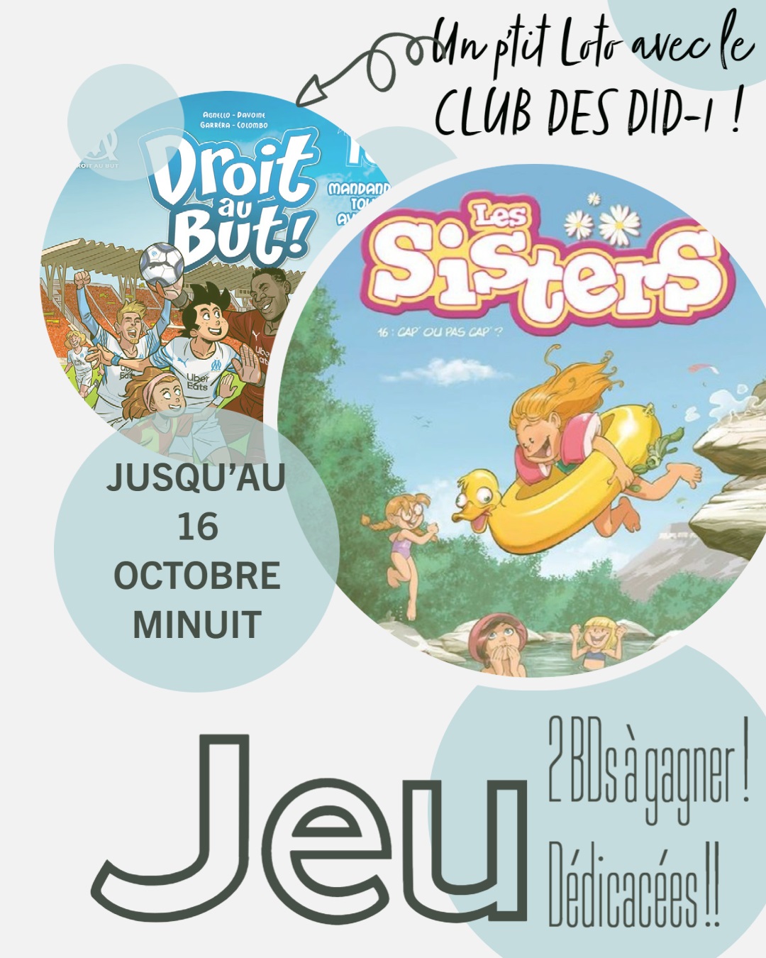 Le Club des DID-1, Jeu, Set et Match, Le Mystère du Stapula, Les Ilots de Langerhans, la BD