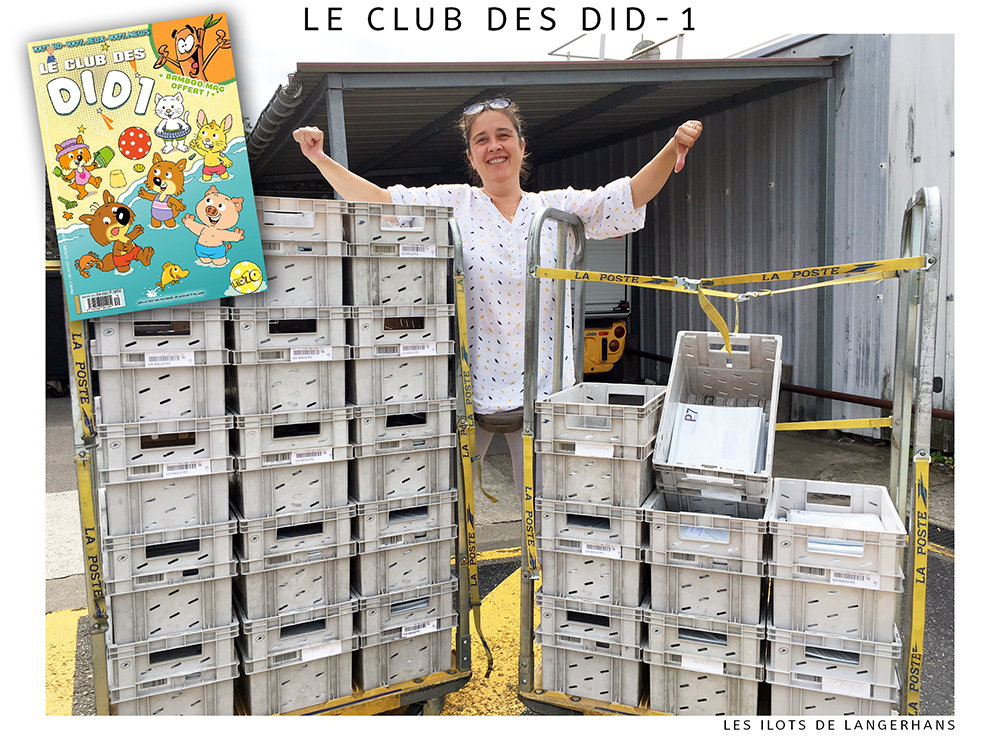 Le Club des DID-1, Jeu, Set et Match, Le Mystère du Stapula, Les Ilots de Langerhans, la BD