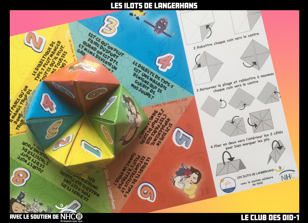 Le Club des DID-1, Jeu, Set et Match, Le Mystère du Stapula, Les Ilots de Langerhans, la BD