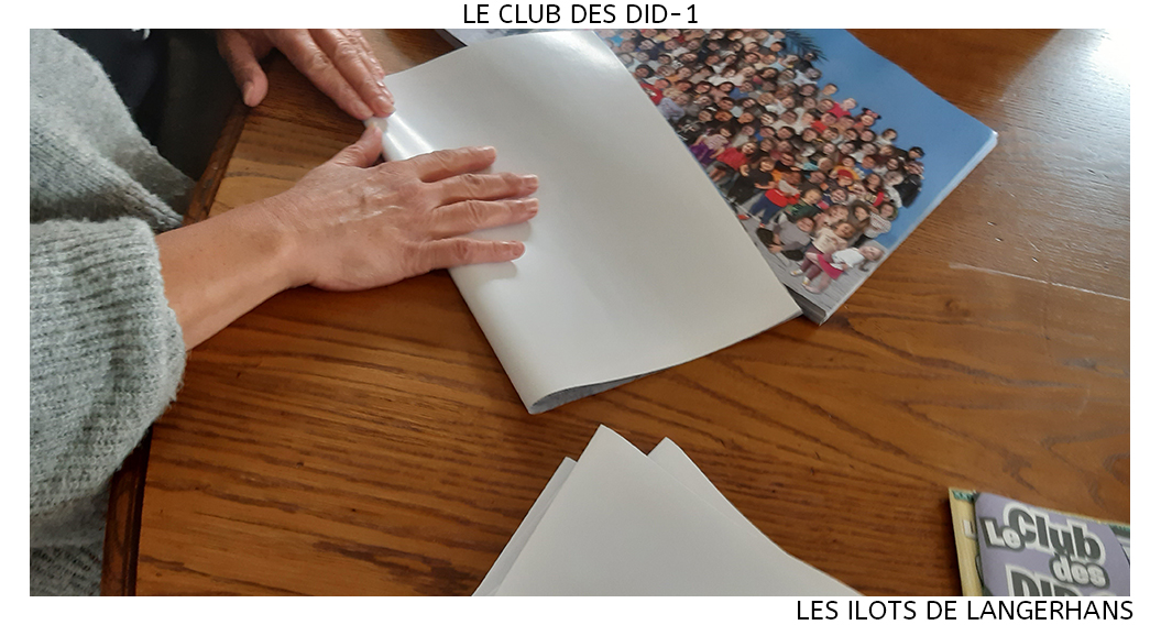 Le Club des DID-1, Jeu, Set et Match, Le Mystère du Stapula, Les Ilots de Langerhans, la BD