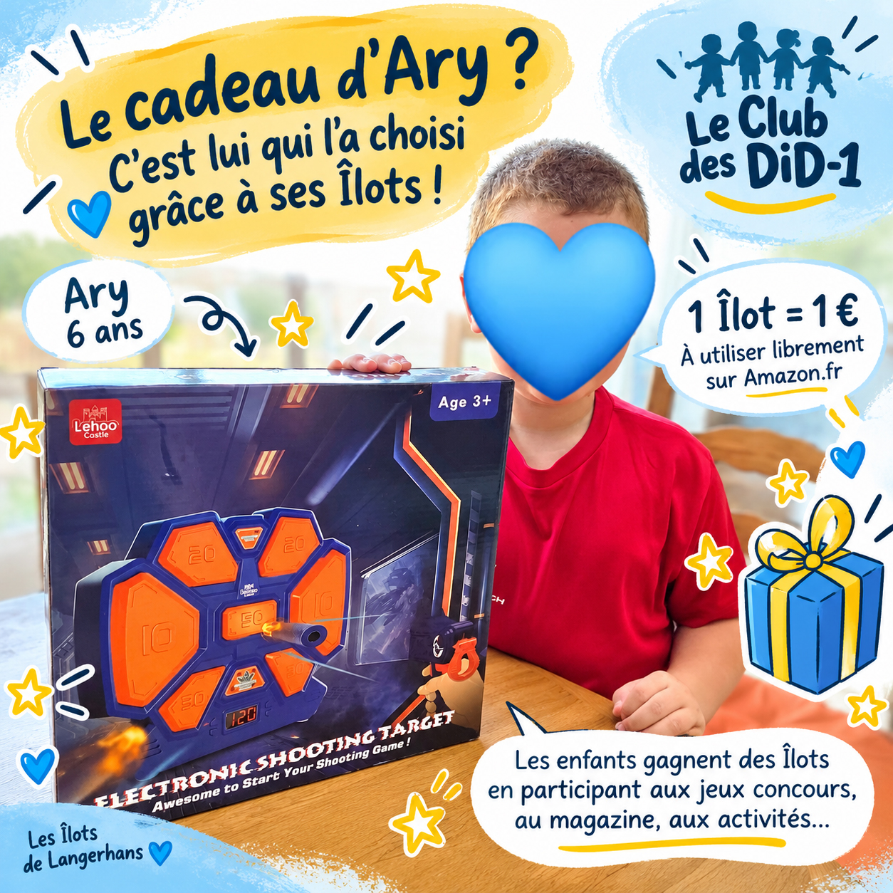 Association Française des Enfants Diabétiques de Type 1 et Leurs Familles, Le Club des DID-1, Jeu, Set et Match, Le Mystère du Stapula, Les Ilots de Langerhans, la BD
