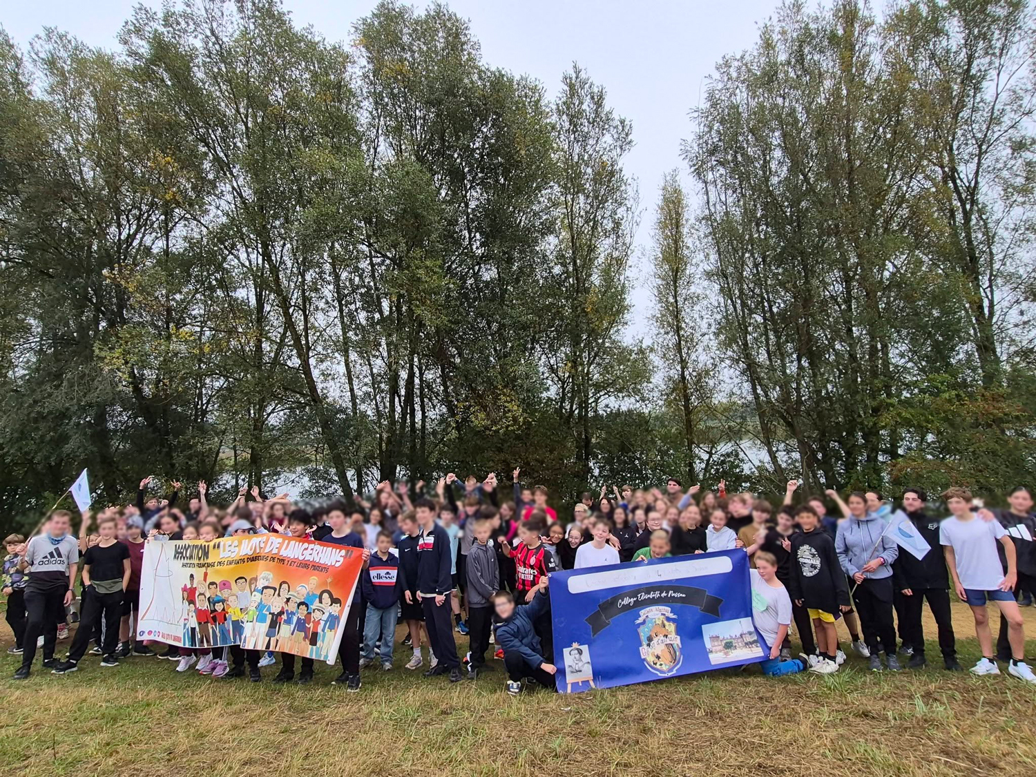 Cross solidaire organisé au profit de l'association Les Îlots de Langerhans pour sensibiliser au diabète de type 1.