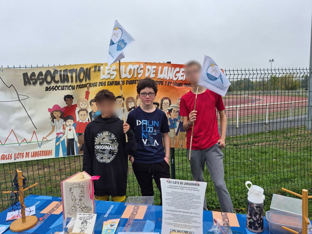 Cross solidaire organisé au profit de l'association Les Îlots de Langerhans pour sensibiliser au diabète de type 1.