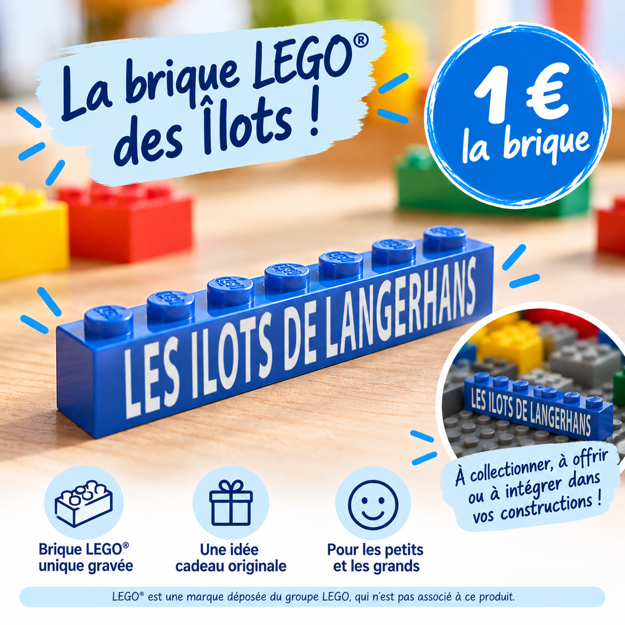 La brique LEGO "Les Ilots de Langerhans"
